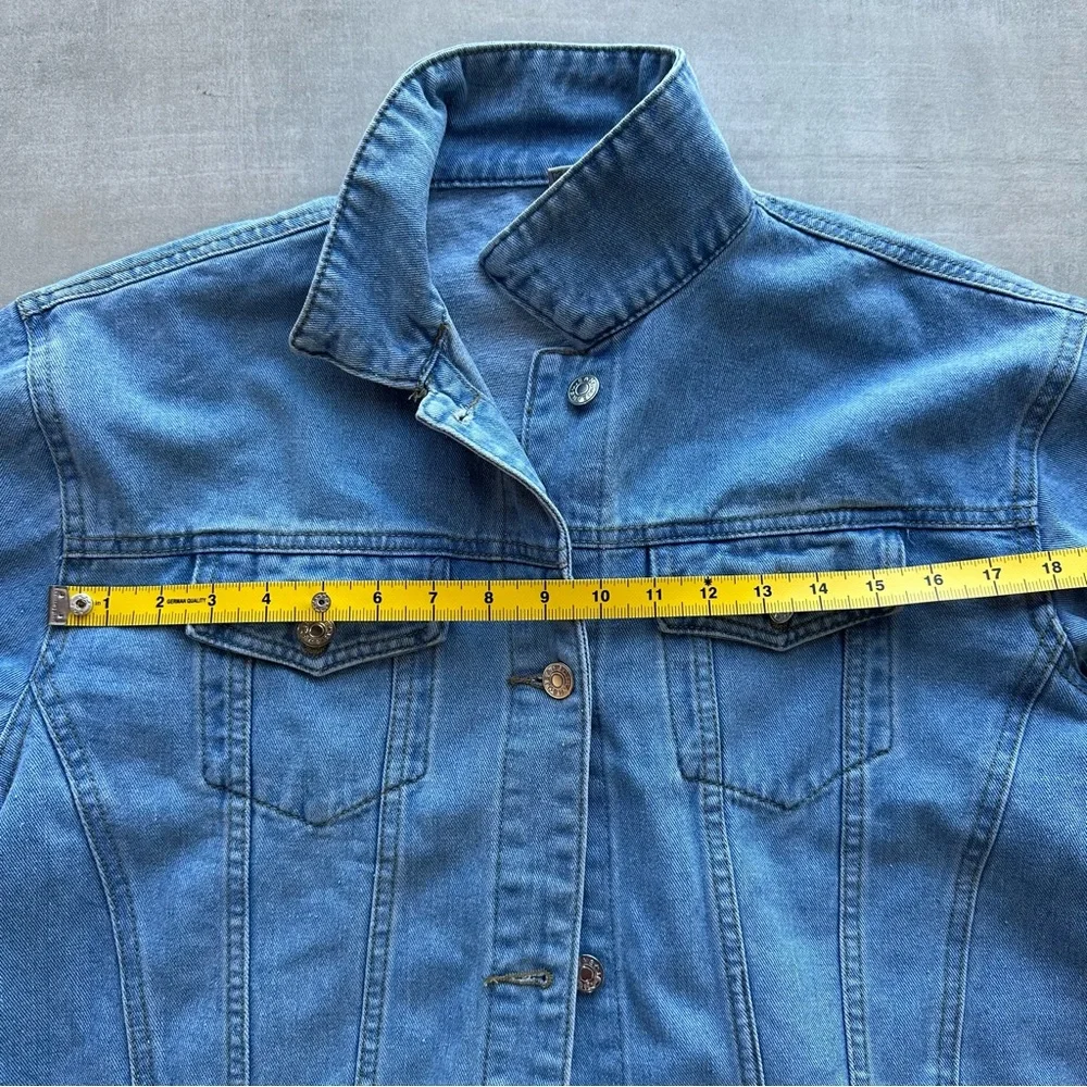 Distressed Denim Jacket - Men’s Medium - Picture 10 of 12